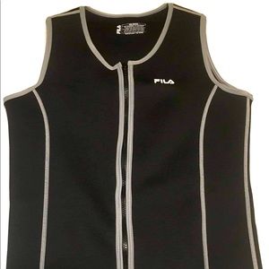 Fila Men's Neoprene Sauna Zipper Vest - Size Med NWOT
